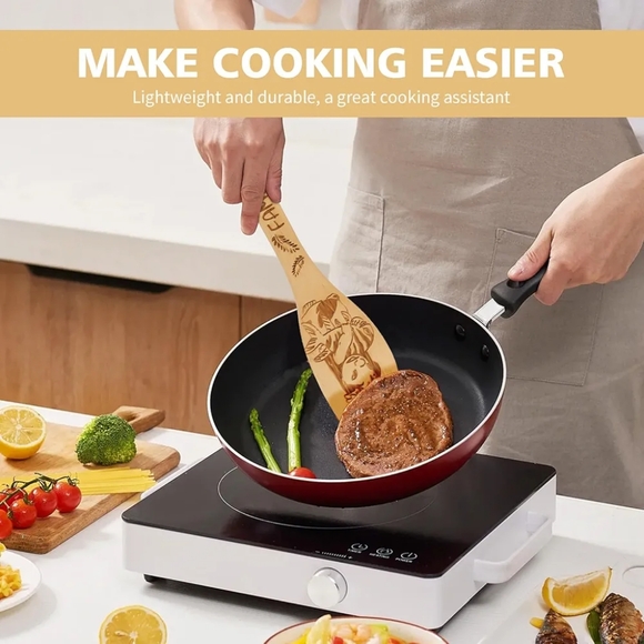 6 pcs Lilo & Stitch Wooden Bamboo Cooking Utensils Set - Picture 11 of 16